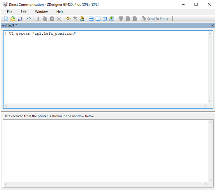 调整Zebra条码打印机的左侧位置和顶部位置